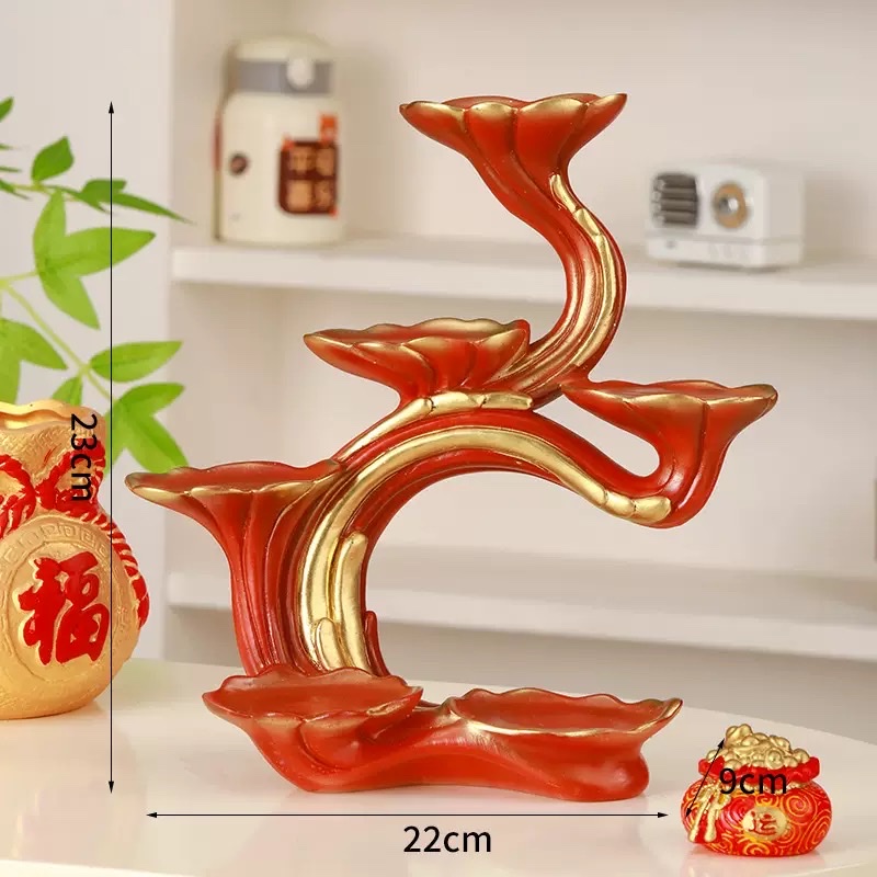 Five Blessings for Wealth and Good Fortune: The God of Wealth, living room, entrance hall, home decorations, table ornaments, handicrafts, and home furnishings Item Picture