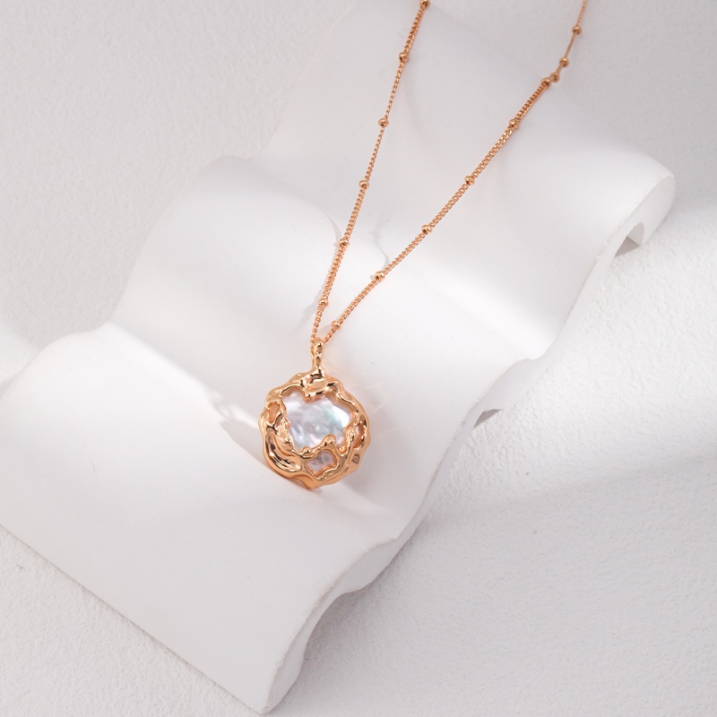 S925 silver Pearl necklace: A light luxury, high-end and versatile gift for your girlfriend Specification image