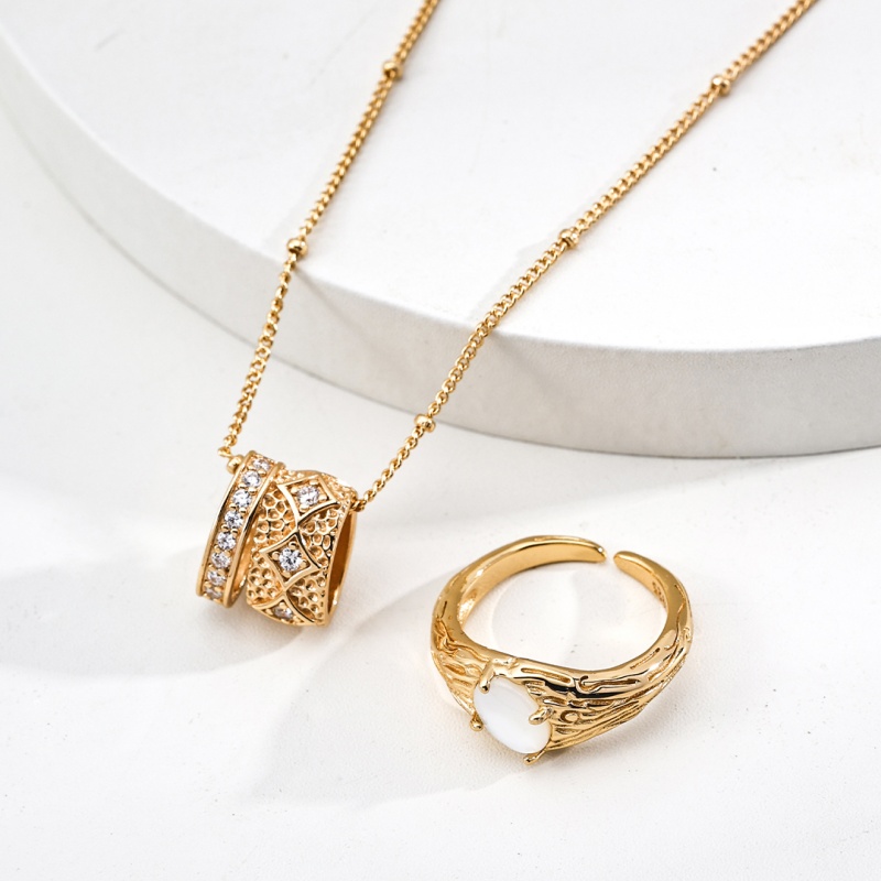 S925 Silver Zircon necklace, a high-end, light luxury and niche fashion chain details Picture
