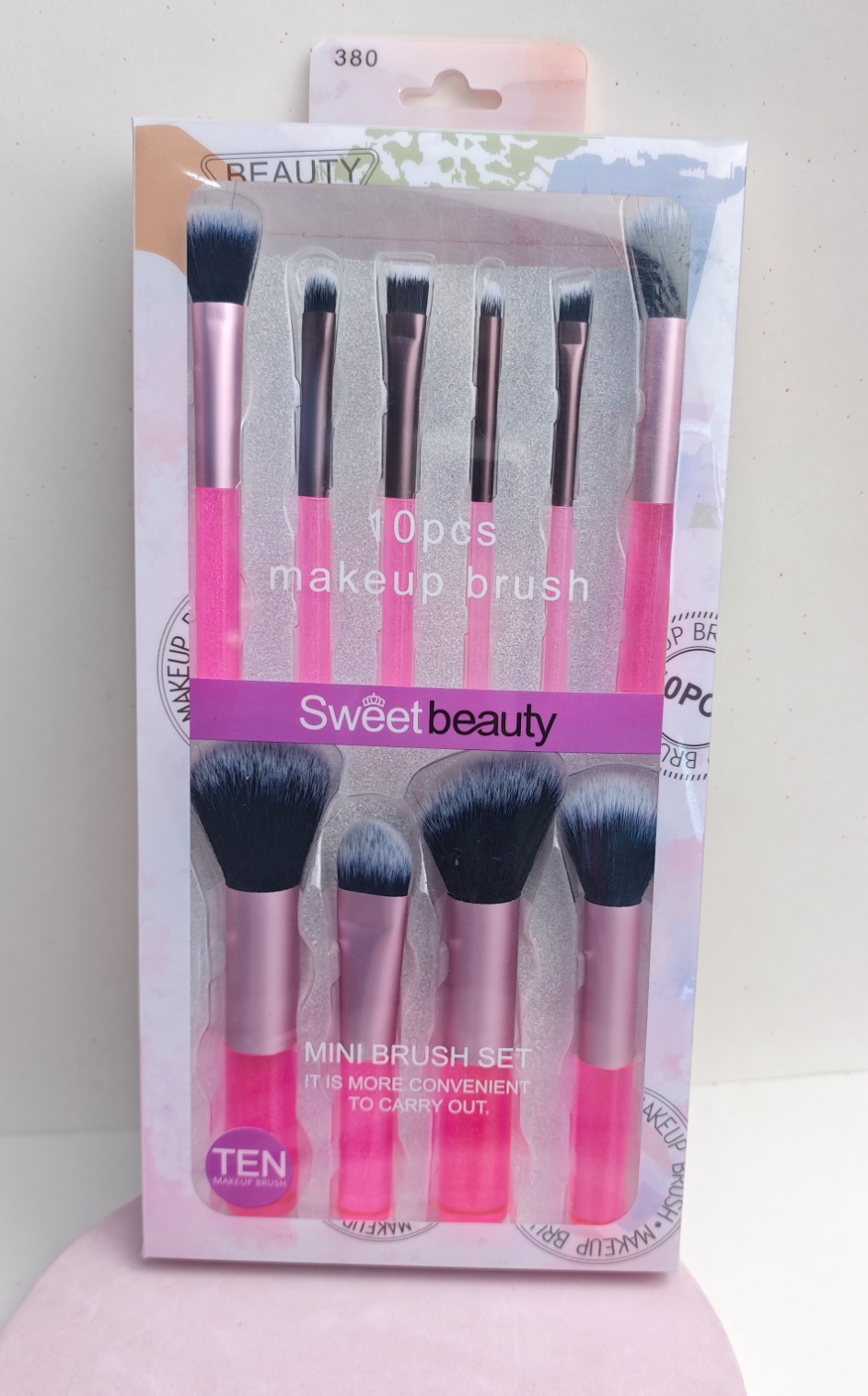 10 makeup brushes, beauty and makeup tools, foundation, liquid makeup brush, makeup tool set, professional beauty and makeup supplies Item Picture