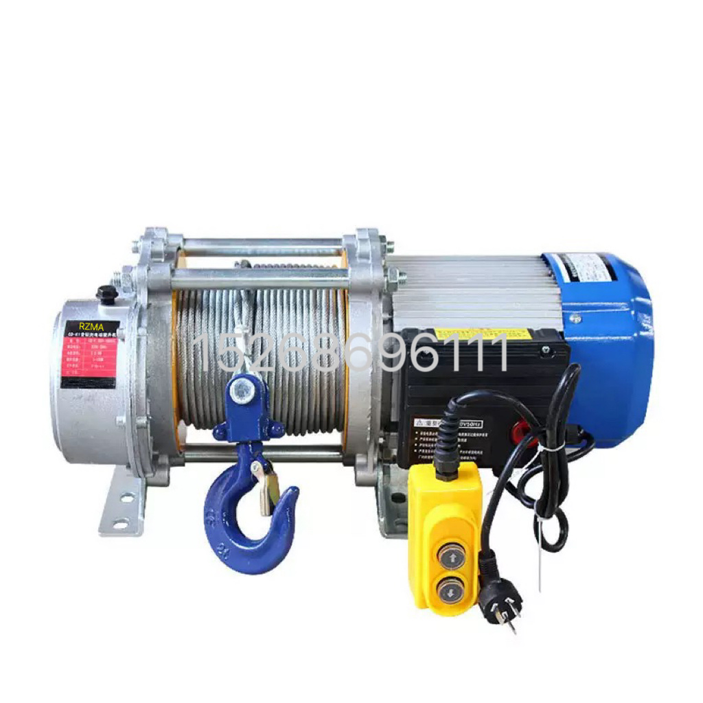 Electric hoist, multi-functional 380v winch, 1-ton hoist, 220v household hoist, electric lifting hoist, electric hoist detail image 7