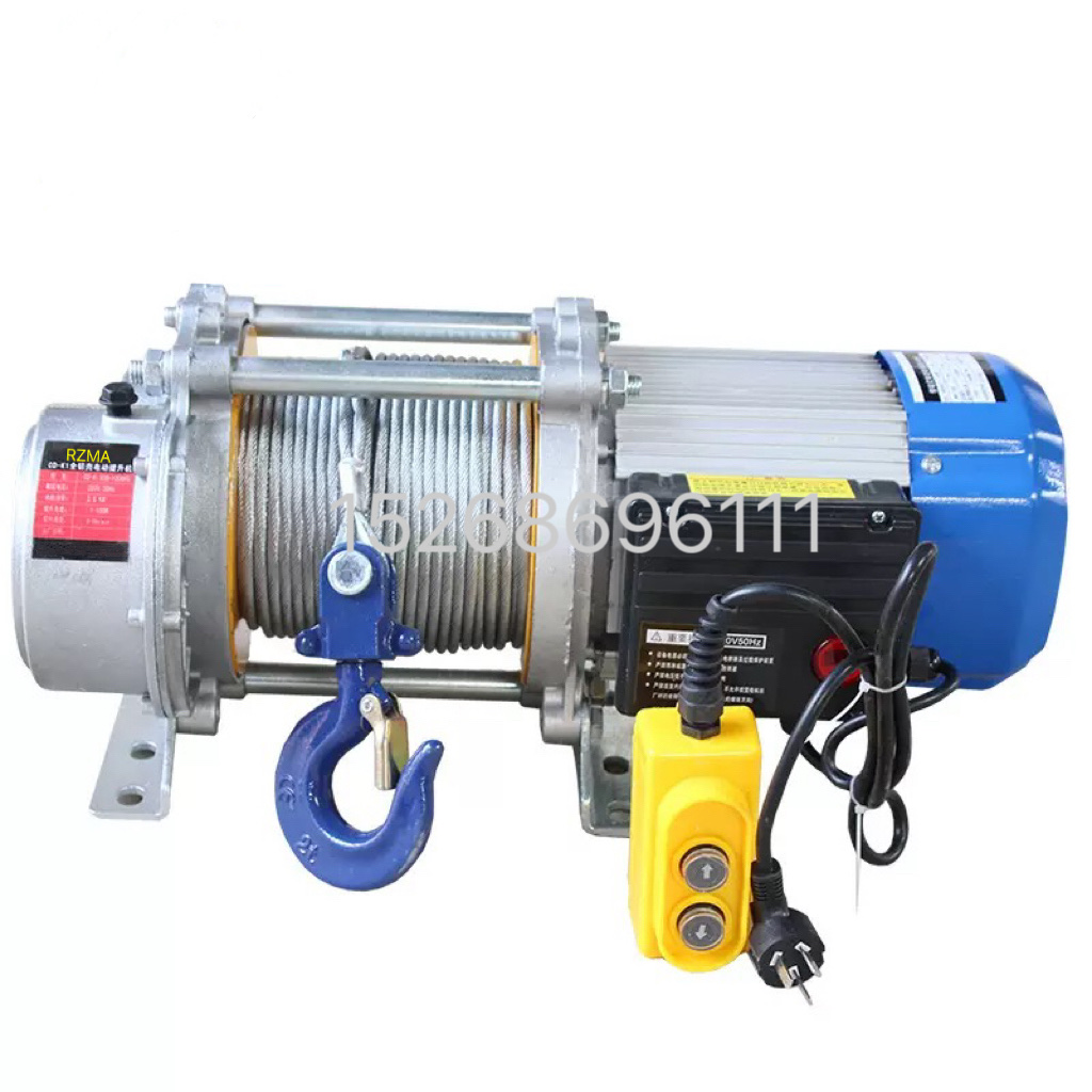 Electric hoist, multi-functional 380v winch, 1-ton hoist, 220v household hoist, electric lifting hoist, electric hoist Application Scenario
