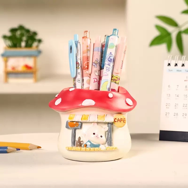 Creative animal landscape flower POTS, plant decorative potted plants, bedroom and office desk storage ornaments, resin handicrafts