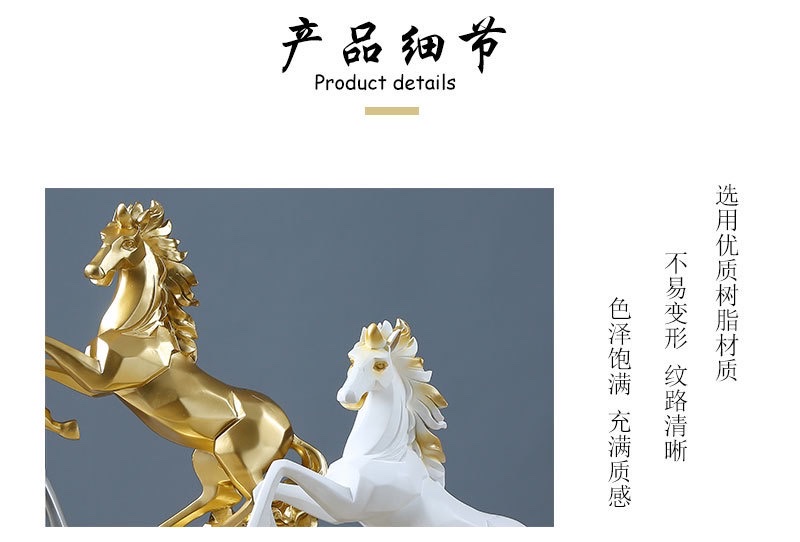 European-style home ornaments, housewarming and opening gifts, immediate success, living room and office handicrafts, resin ornaments detail image 8