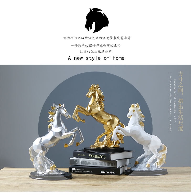 European-style home ornaments, housewarming and opening gifts, immediate success, living room and office handicrafts, resin ornaments detail image 3