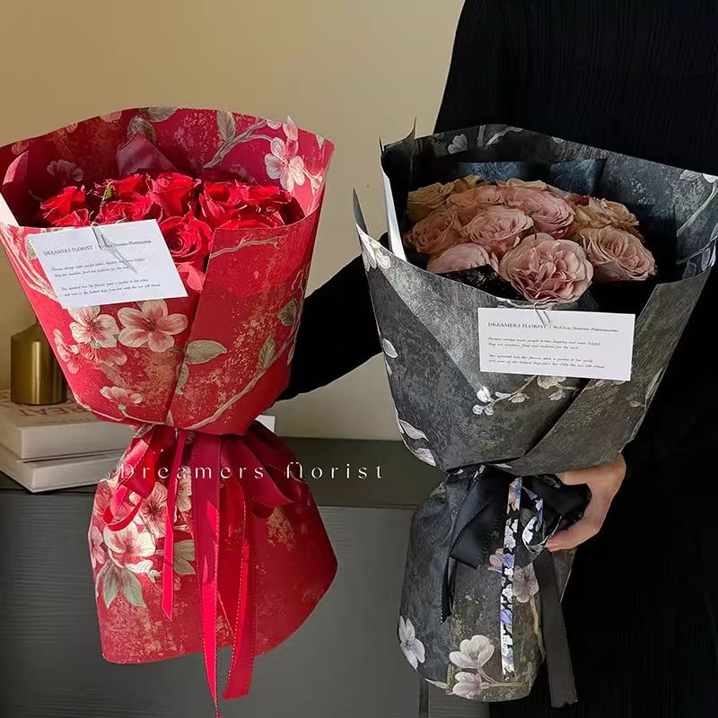 ورق الخوخ للفنون، مقاوم للماء، ورق تغليف الزهور Item Picture