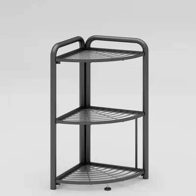 卫生间置物架落地式浴室三角架夹缝收纳架家用厕所马桶转角储物架