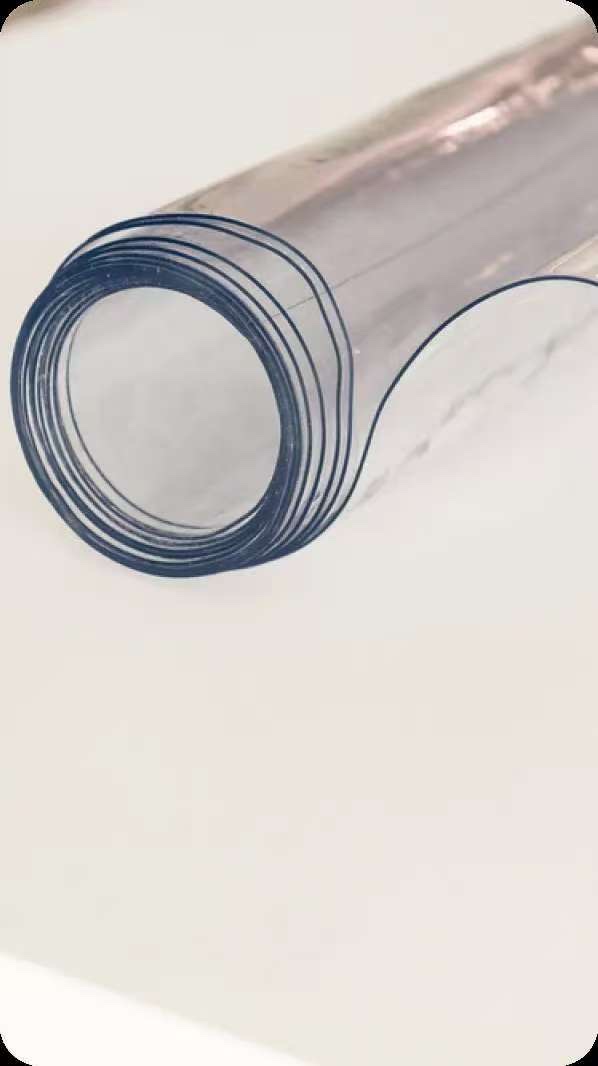 PVC透明耐用塑料材料环保无毒家居装饰用品多用途塑料片产品图