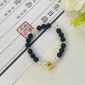 《汉家儿女》国风黑龙合香珠手串 非遗古法手作 沉檀香韵 男士复古腕饰 寓意尊贵沉稳 日常百搭