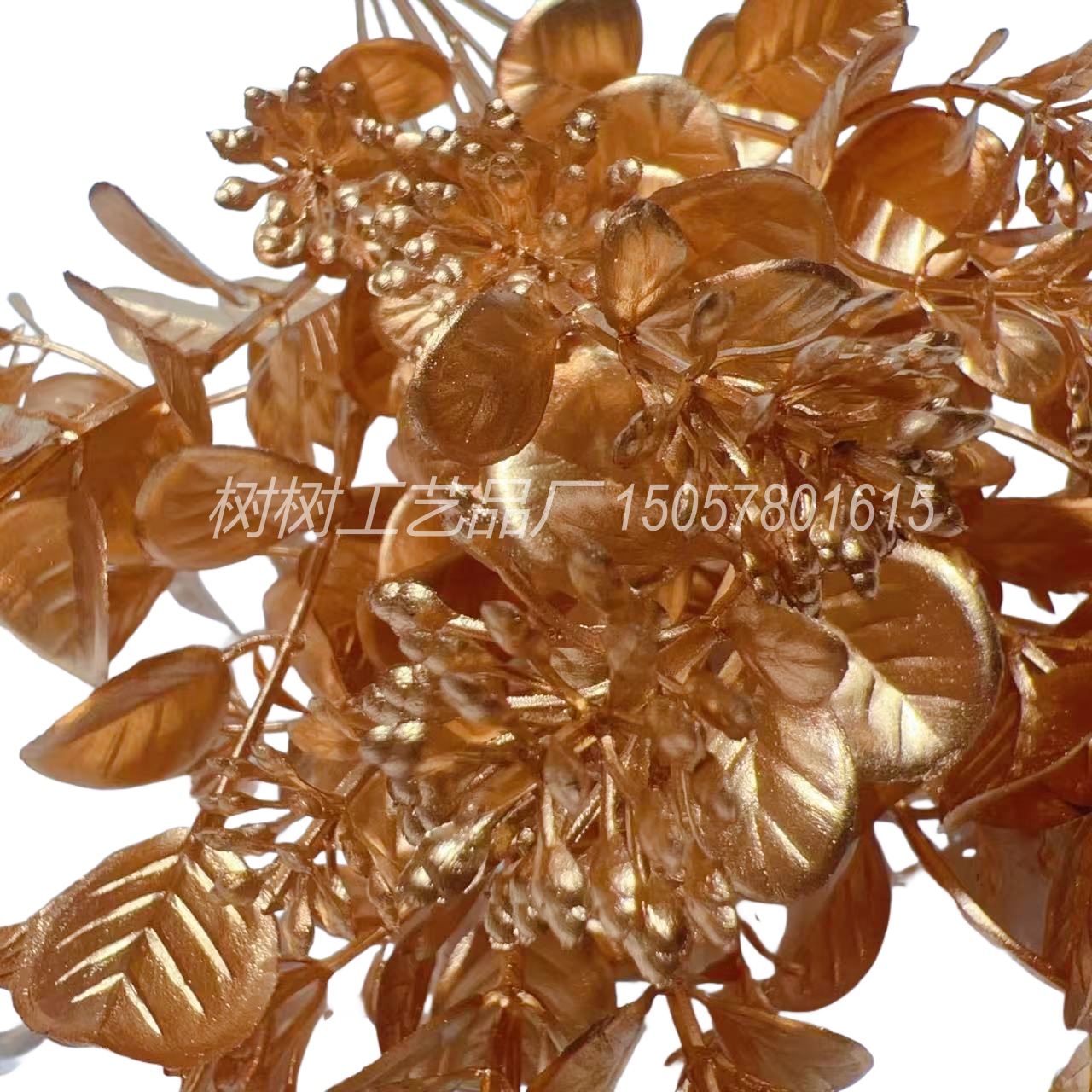 Golden bunches of dandelion artificial flowers, Christmas flowers, home decoration, Christmas flower accessories, New Year gift accessories, artificial flowers, artificial flowers detail image 5