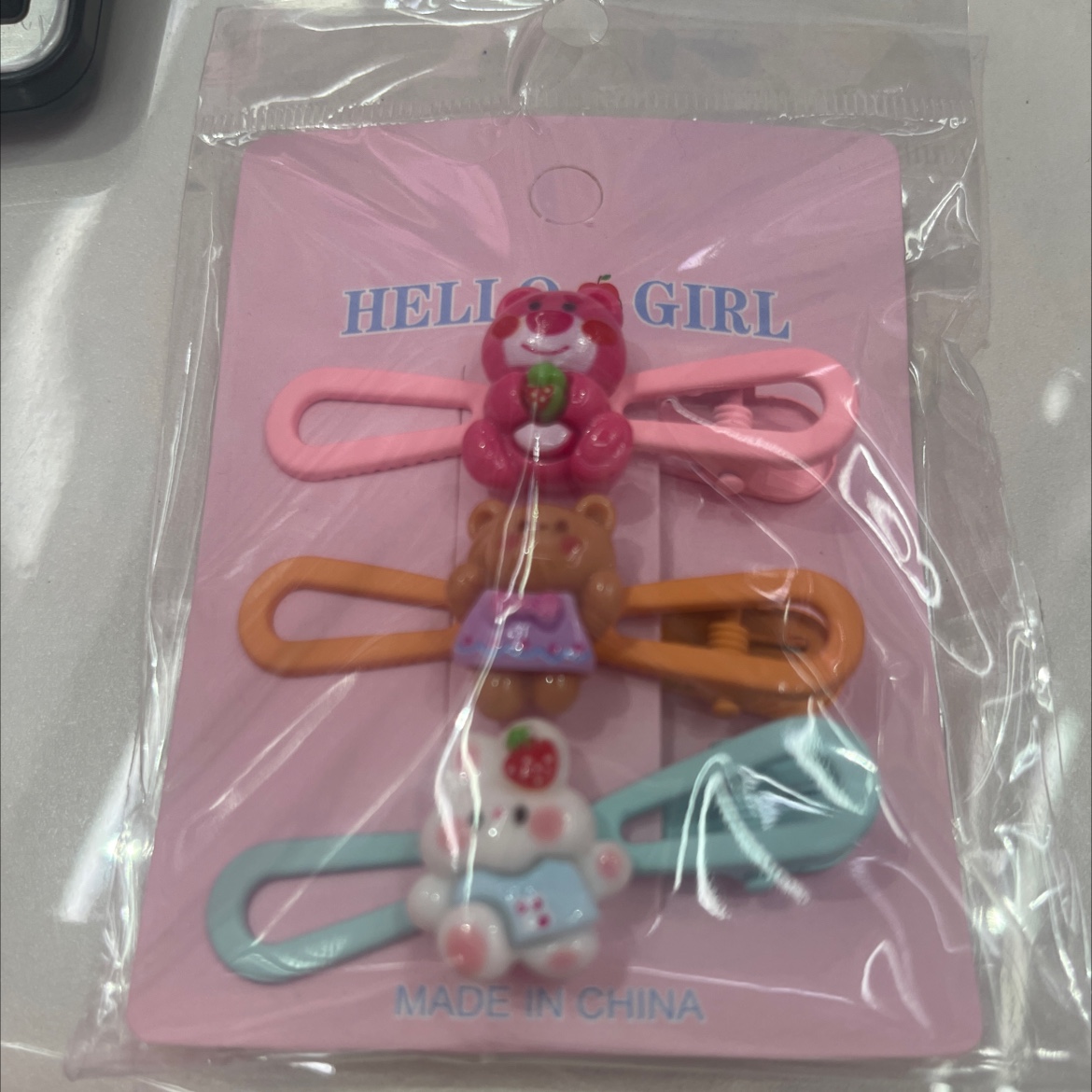 发卡发卡发卡儿童拼接韩版