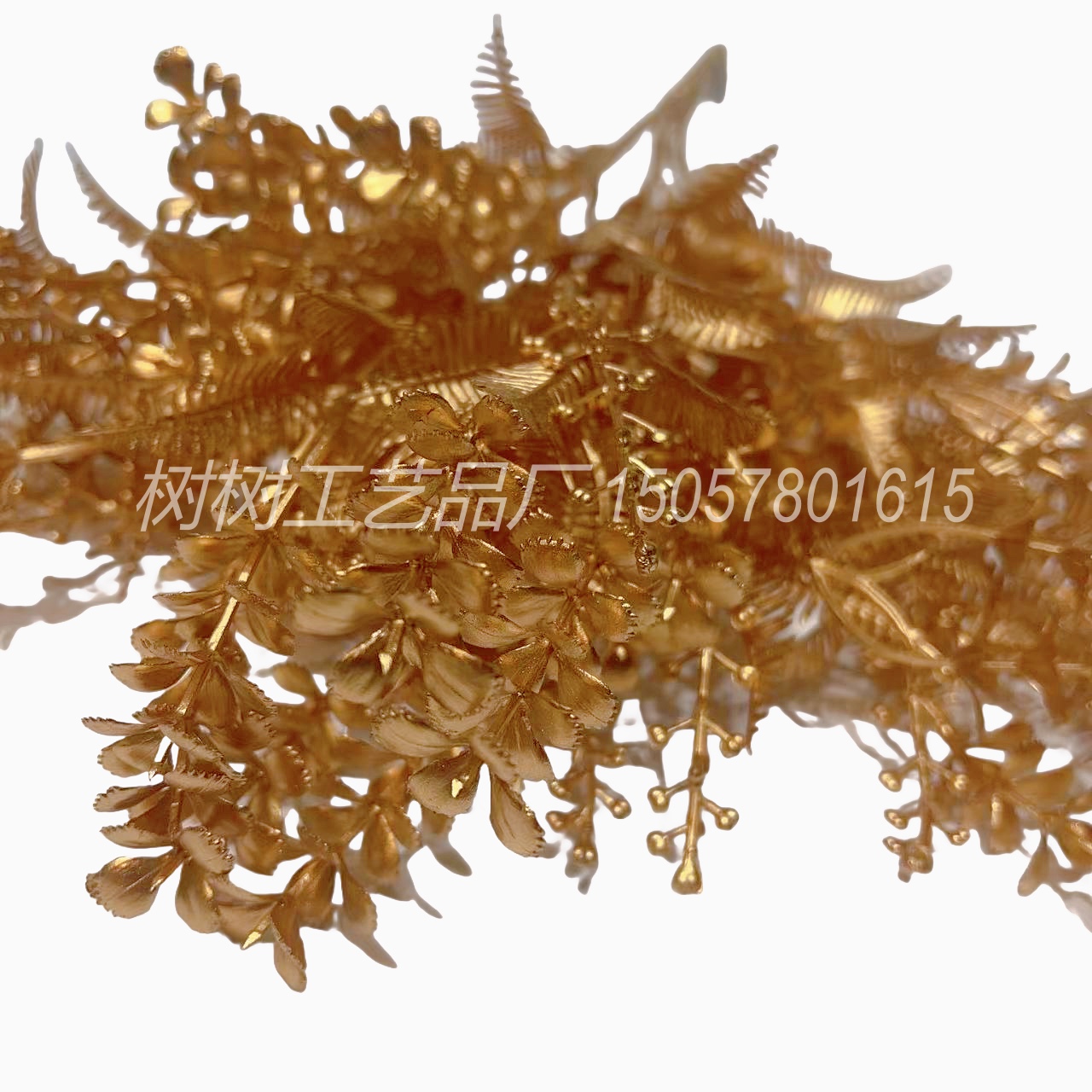 Artificial flowers, golden artificial flowers, Christmas flowers, home decoration, Christmas flower accessories, New Year gift accessories, handcrafted flowers, artificial flowers details Picture