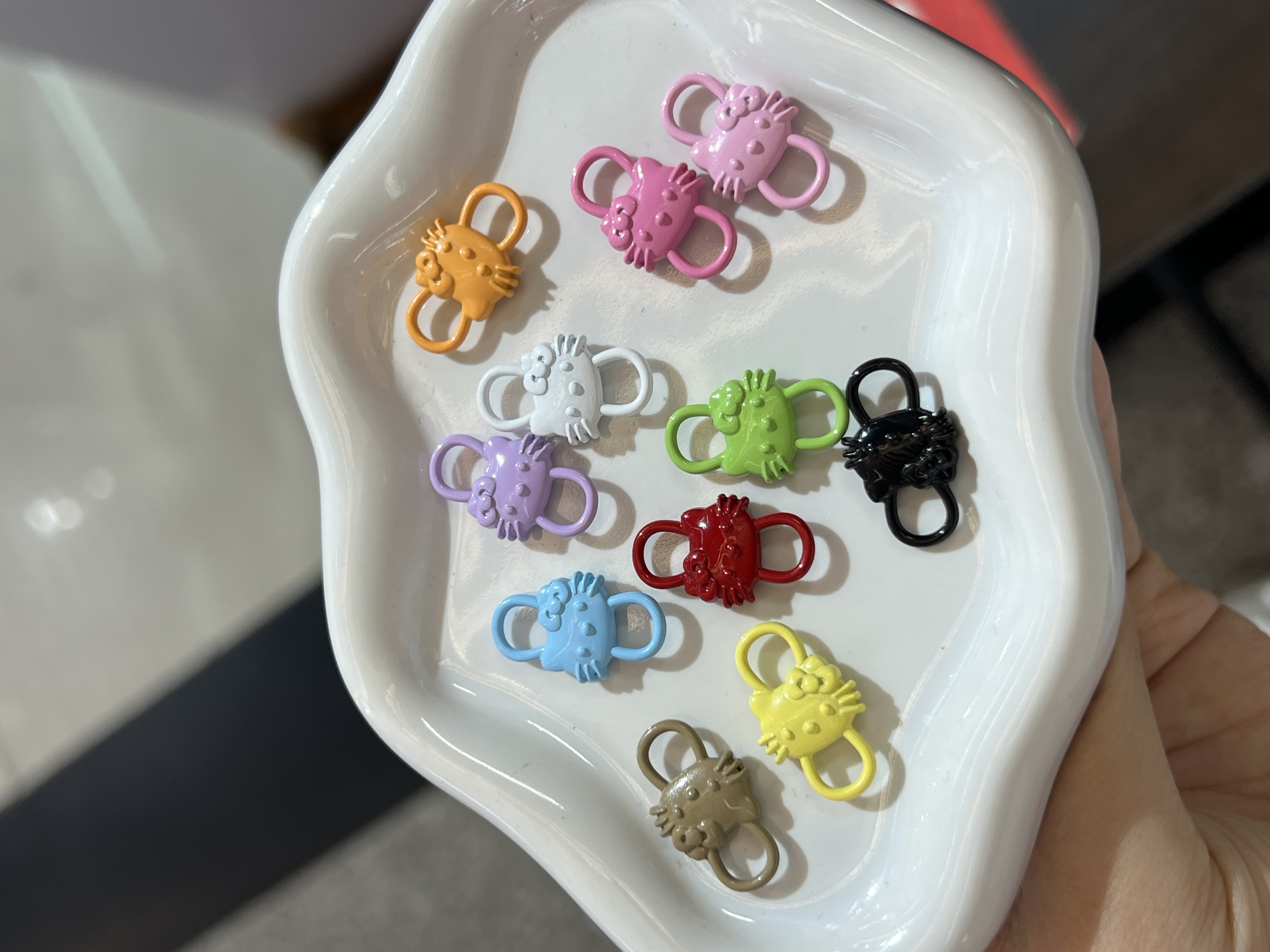 双吊链接扣ot扣配件吊坠万能扣饰品配件手工DIY材料