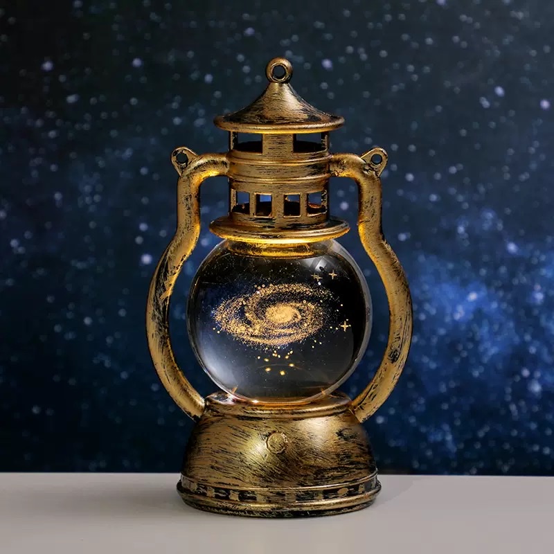Retro lantern, creative luminous night light, bedroom and dormitory decoration, atmosphere light, festival souvenir, desktop decoration details Picture