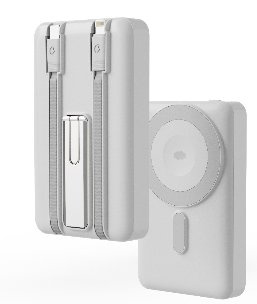 10,000 Mah 2-In-1 Power Bank With 22.5W Wired Fast Charging And 15-Watt Wireless Charging Function Pb64