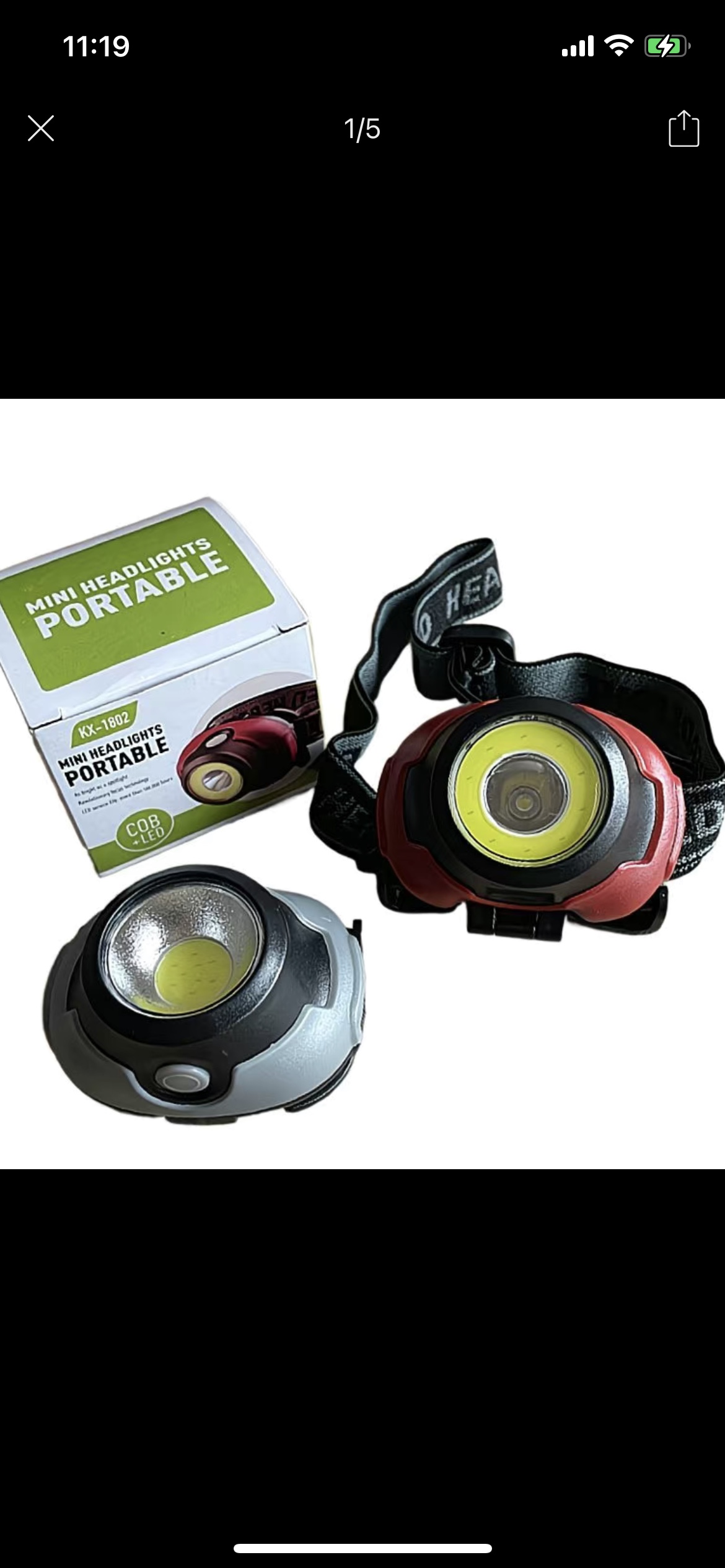 COB Mini High-Intensity Outdoor Cycling Headlamp
