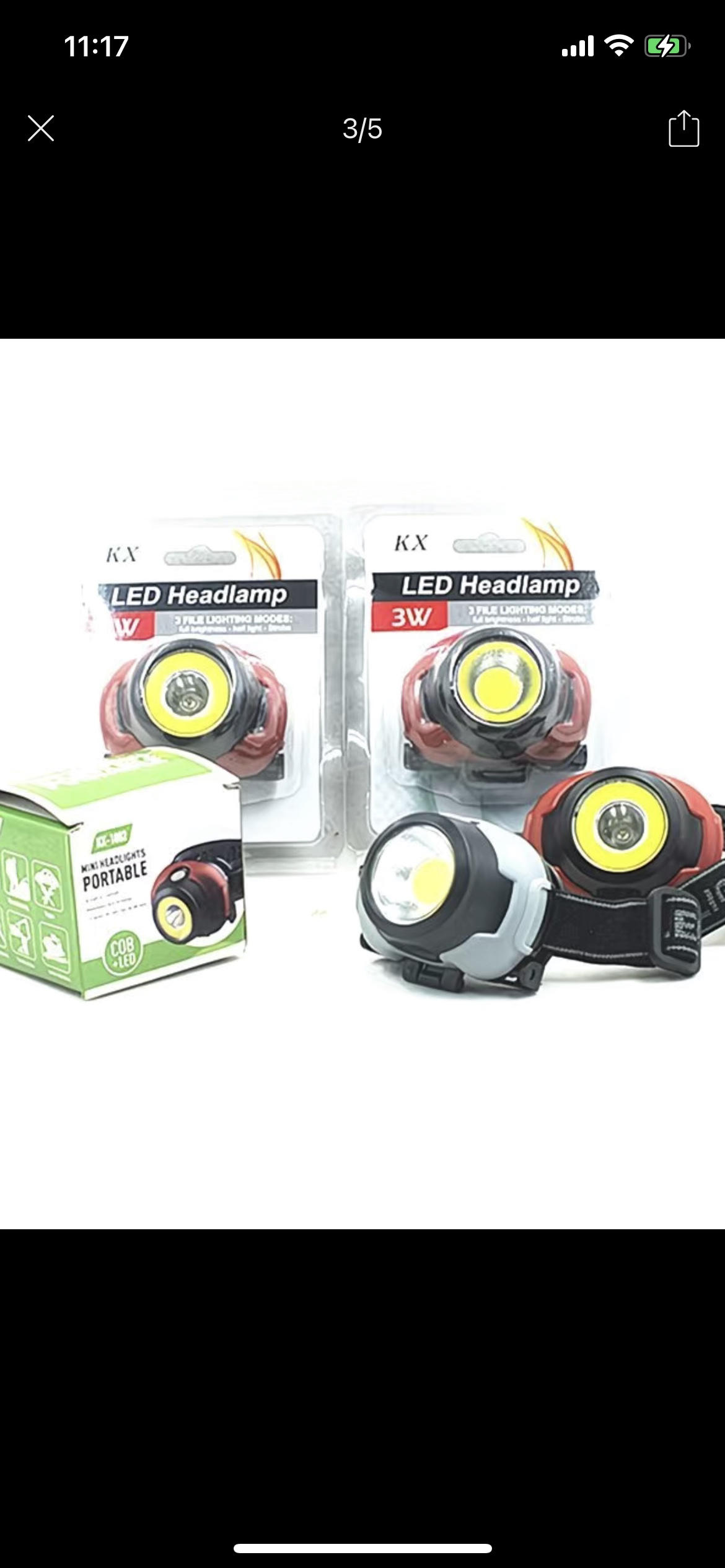 COB Mini High-Intensity Outdoor Cycling Headlamp Specification image