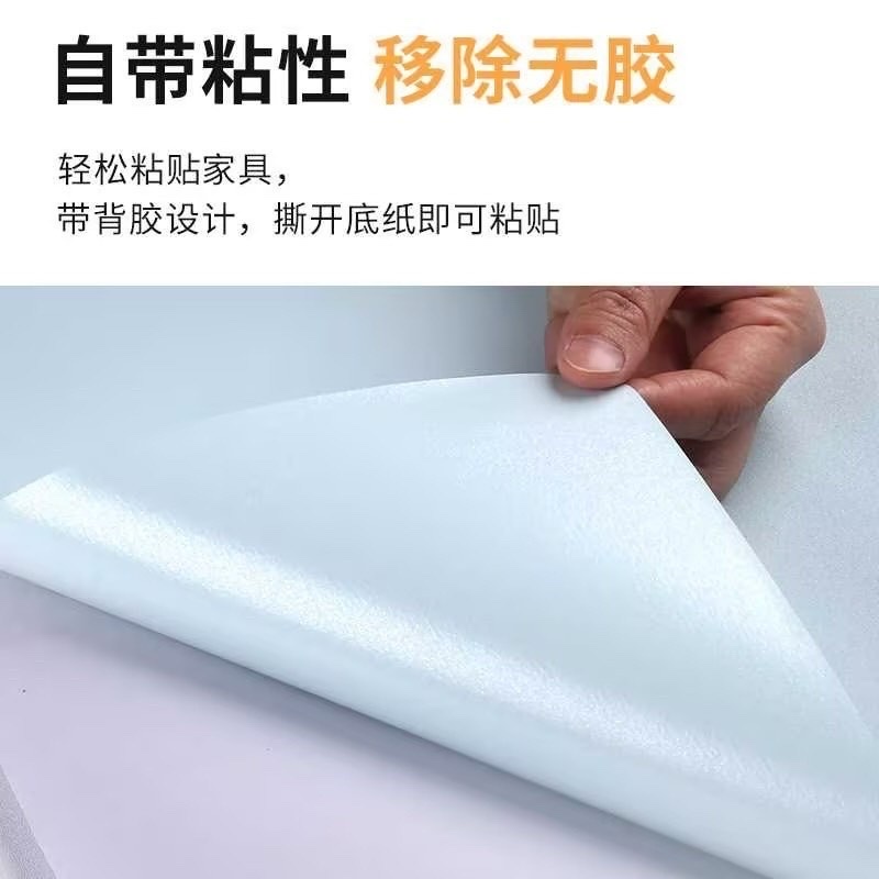 墙纸彩色PVC贴纸防撞软包立体装饰膜桌面贴墙面贴纸装饰材料详情图2