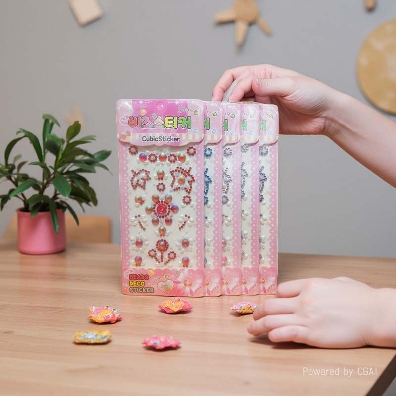 YX018 Diamond Sticker Flash Diamond Acrylic Diamond Street Stall Bestseller Hongxing Sticker Paper Item Picture