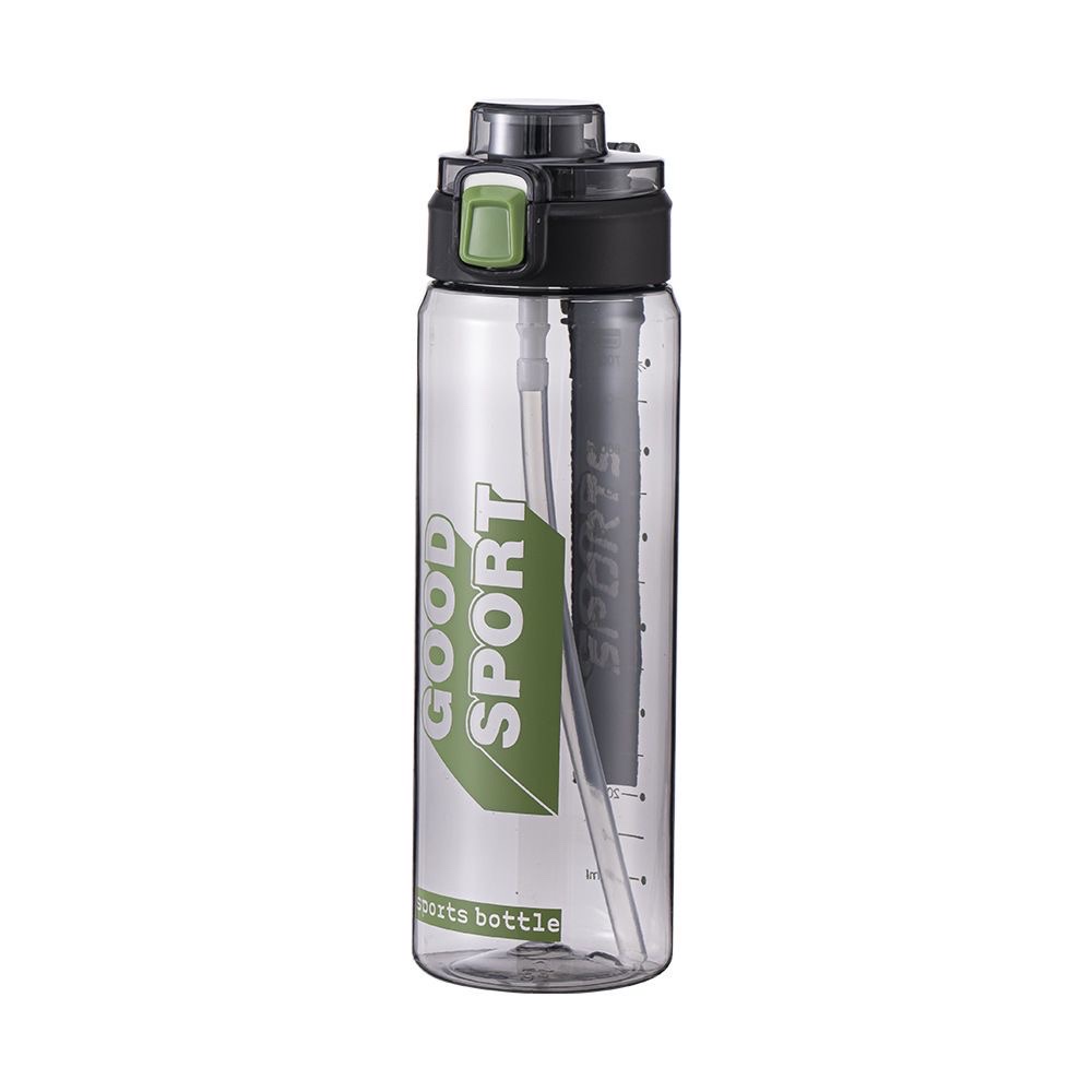 Yiyun Summer sports plastic water cup is durable and portable. It is a student fitness drinking cup with a high appearance level. The plastic water bottle and straw are heat-resistant Item Picture