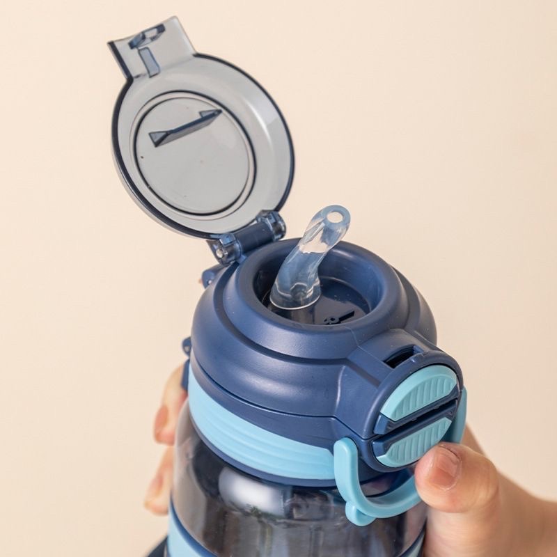 Yiyun Sports plastic double drinking Cup, durable, outdoor portable, student high appearance level water bottle plastic water cup Application Scenario
