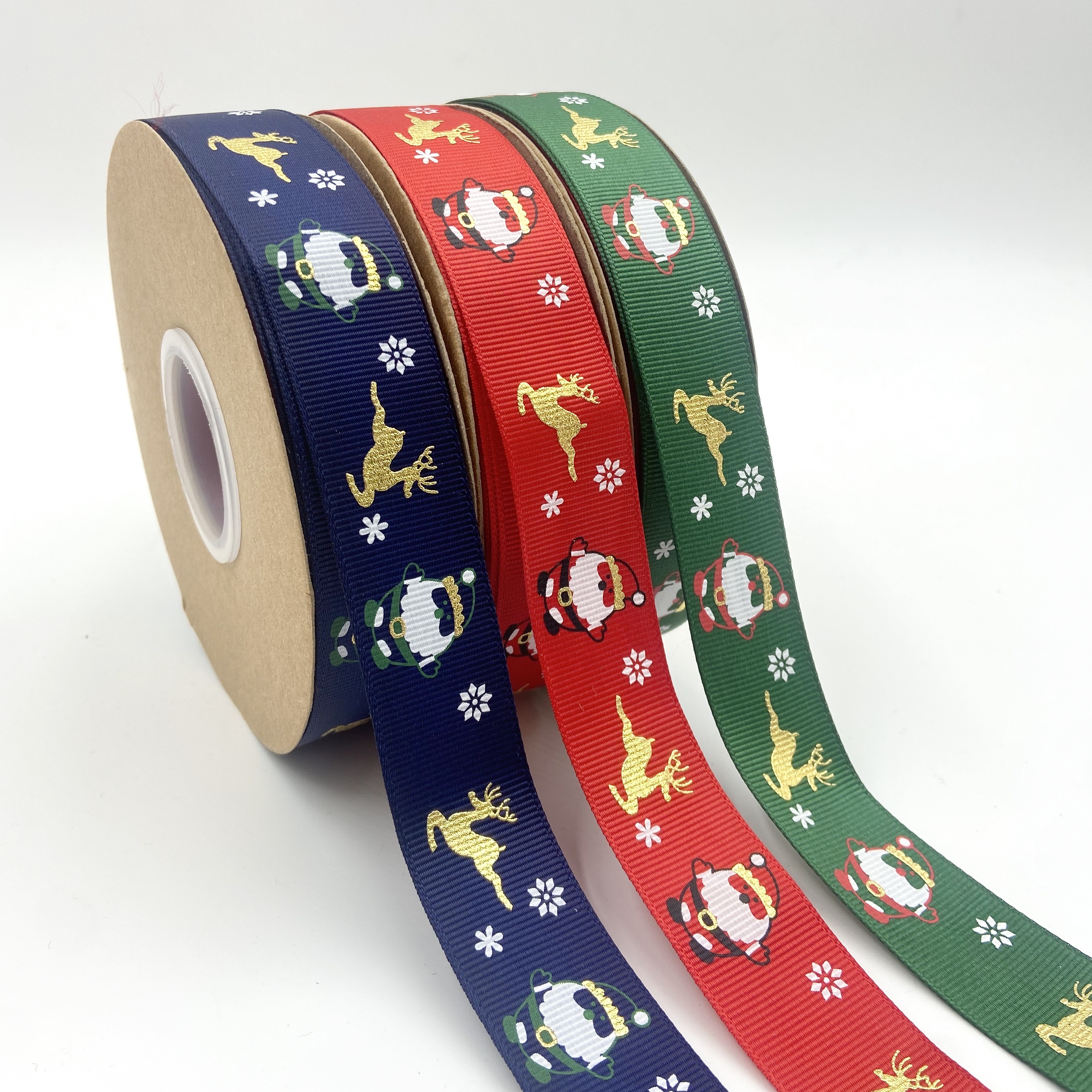 Ribbon printing, precise color registration, three-color hot stamping process, supports custom logo, checkered tape, gold scallion tape, PP webbing, multi-color decorative, handcrafted material, packaging tape, DIY supplies webbing details Picture
