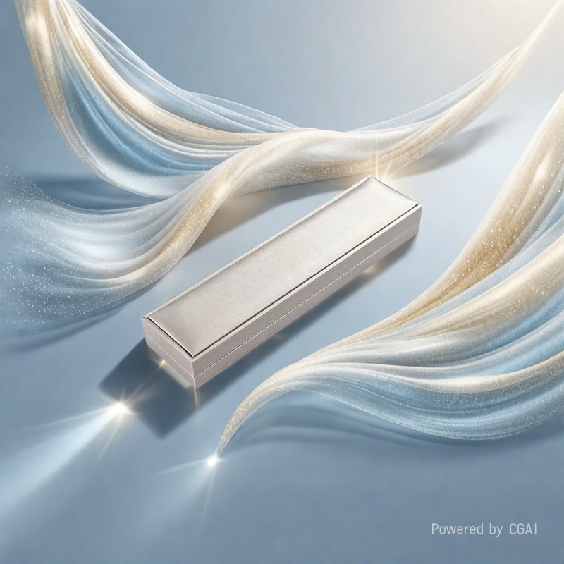 Fashionable and high-end jewelry and accessory packaging box, ring, pendant, earring, bracelet box, exquisite leather-filled set gift box, brushed leather ring box Item Picture