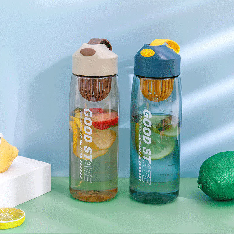 New high-appearure-level internet-famous convenient sports plastic water cup, fitness outdoor camping military training cup Specification drawing