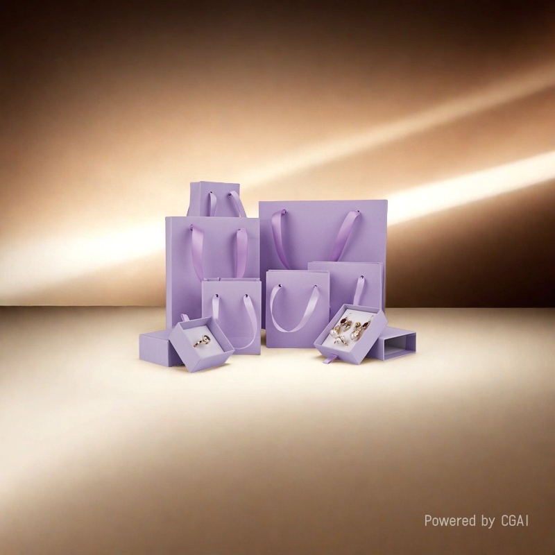 Fashionable drawer boxes, accessory packaging sets, ring boxes, necklace boxes, paper boxes, and customizable jewelry boxes Specification image