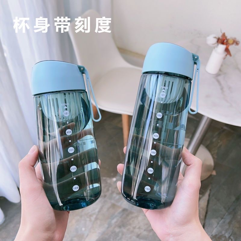 New ins creative plastic men's and women's sports space cup, high-temperature resistant, shockproof, convenient and large-capacity water cup Item Picture