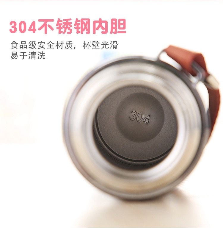 304 stainless steel insulated cup, large-capacity water cup, convenient outdoor water bottle for male and female students, insulated water cup pic 8