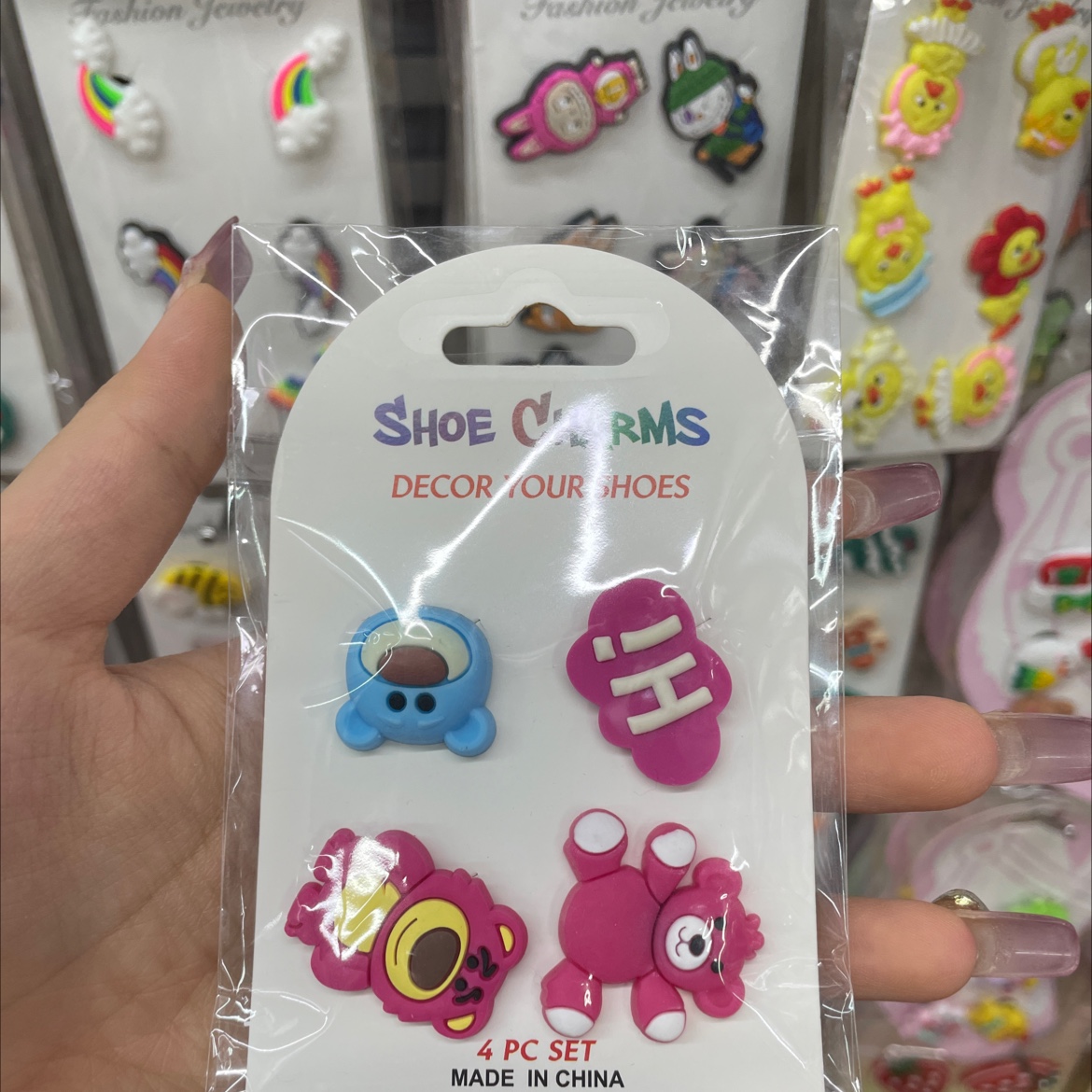 洞洞鞋鞋花鞋扣配饰鞋带装饰时尚百搭鞋扣装饰品潮流配件细节图