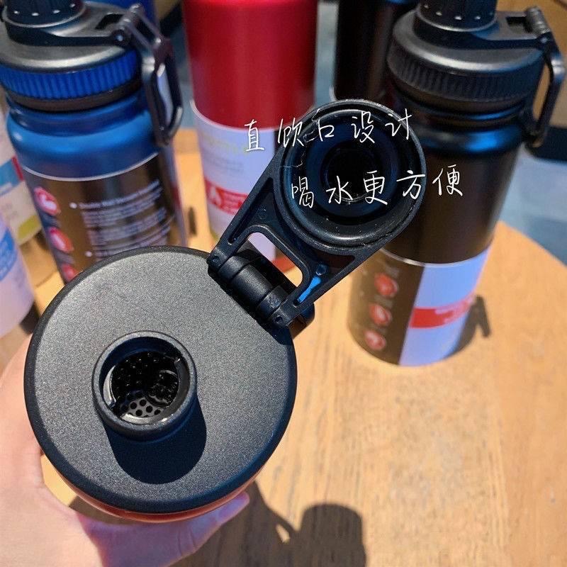 Stainless steel space kettle, insulated cup, large-capacity sports water bottle, fire extinguisher, portable hand-held travel car water cup detail image 4