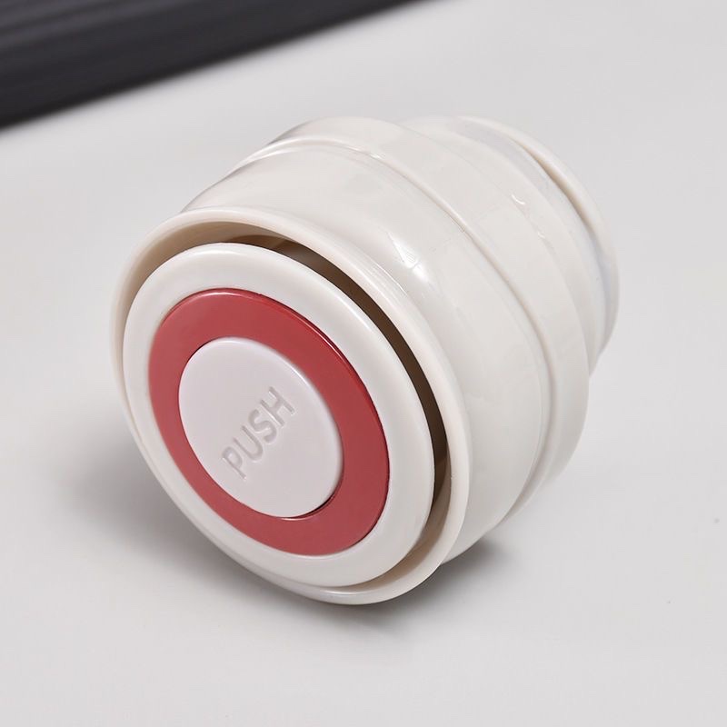 Business simple stainless steel insulated water cup, three-lid set, festival gift cup with handle, portable car cup details Picture