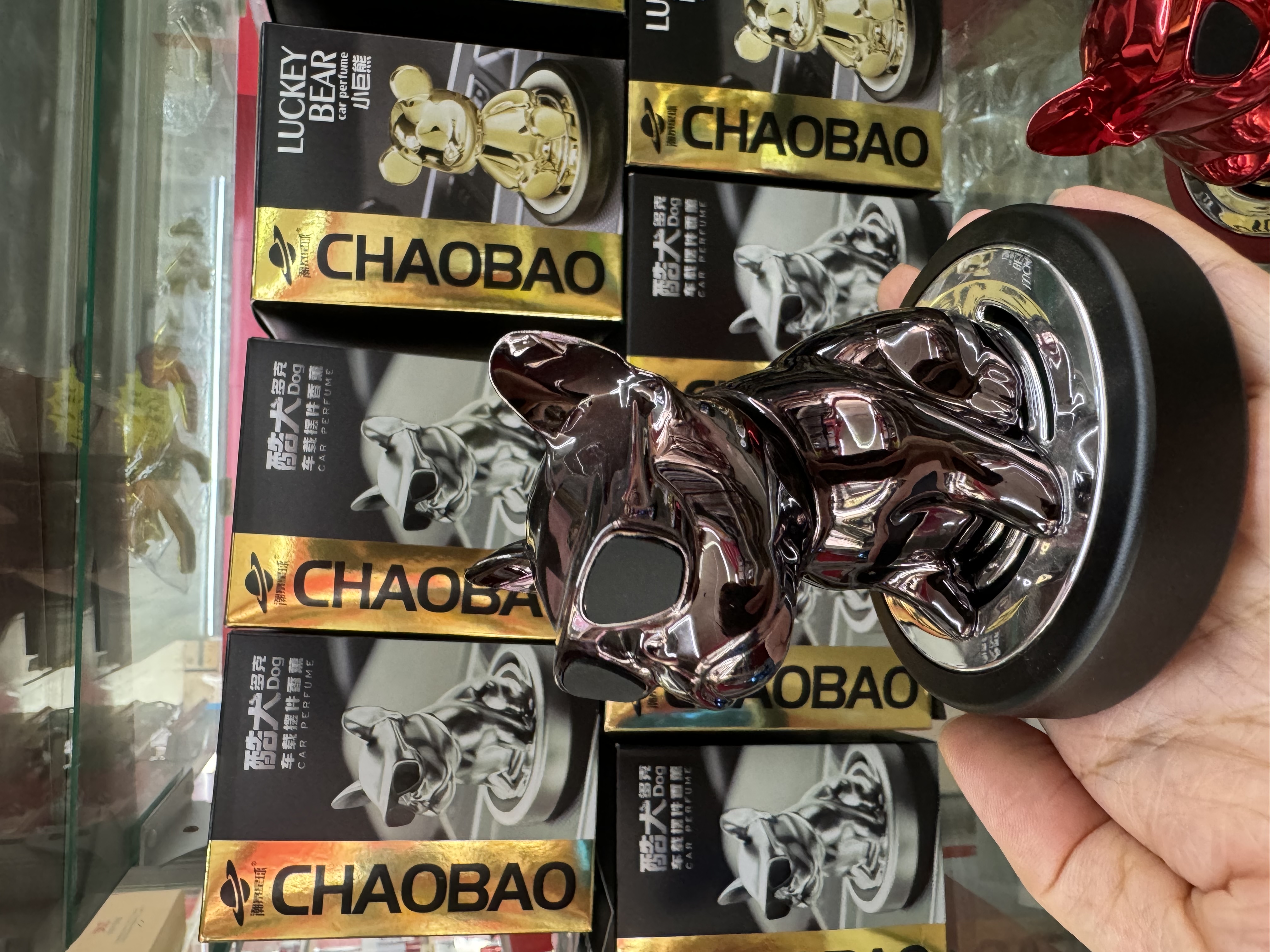 汽车摆件车载香薰摆件酷犬车载摆件汽车装饰合金摆件详情图4