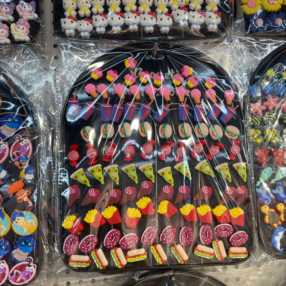 创意软胶板装冰箱贴卡通女款2025定制个性装饰厨房贴纸白底实物图