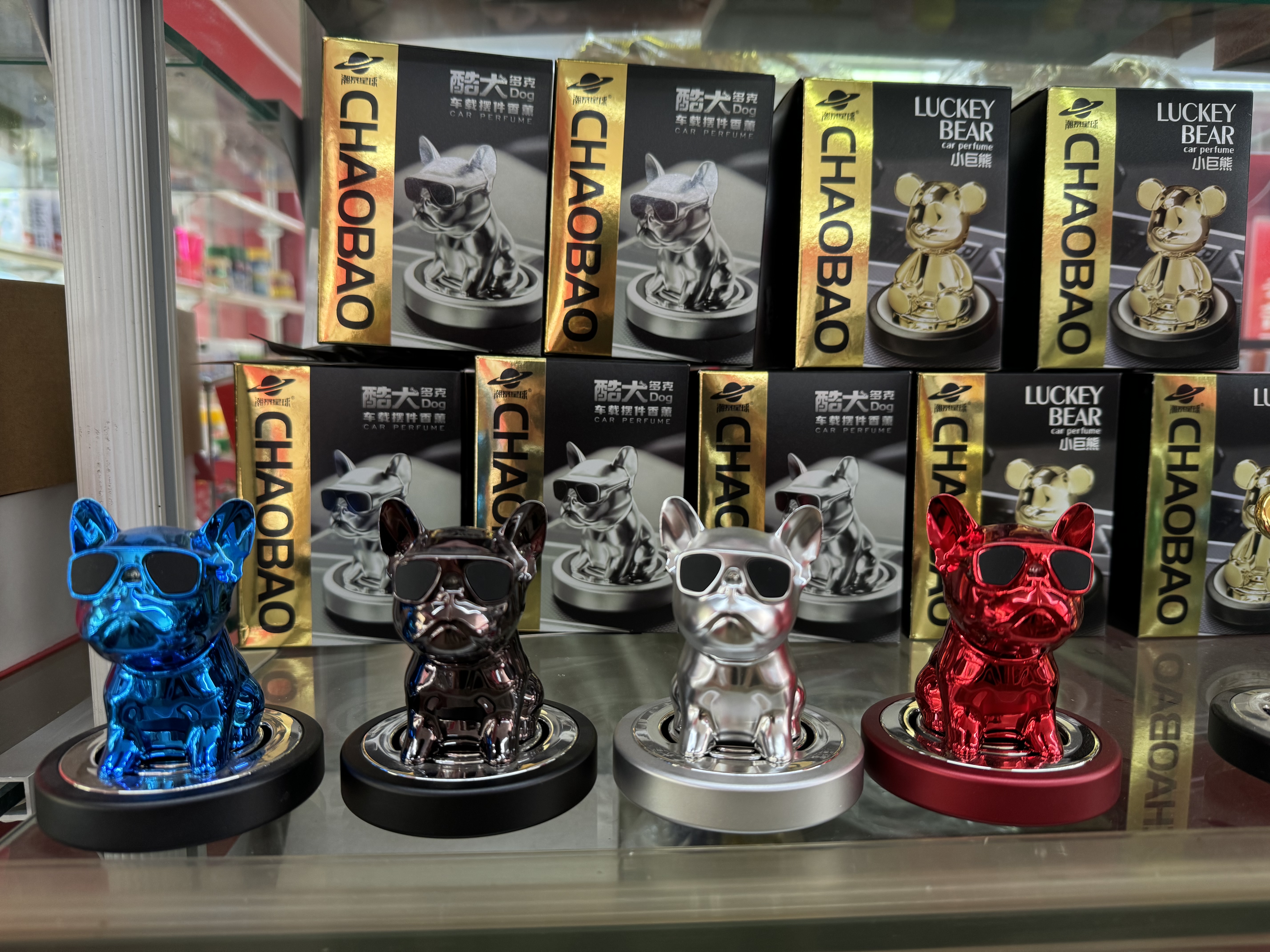 汽车摆件车载香薰摆件酷犬车载摆件汽车装饰合金摆件详情图2