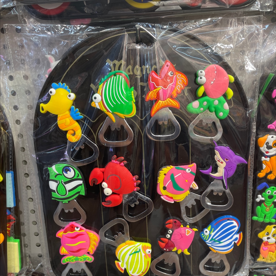 创意软胶板装冰箱贴卡通女款2025定制个性装饰厨房用品白底实物图