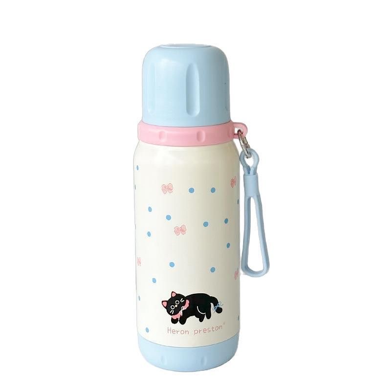 High appearance level children's insulated cup, new 316 stainless steel cup for women, portable and cute, large-capacity student water cup Item Picture