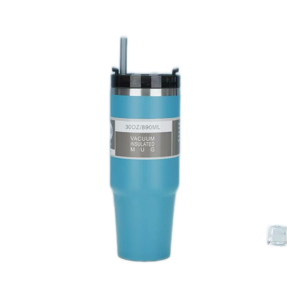 Insulated cup, ice cup, large-capacity portable stainless steel 304, car coffee cup, portable straw water cup Item Picture