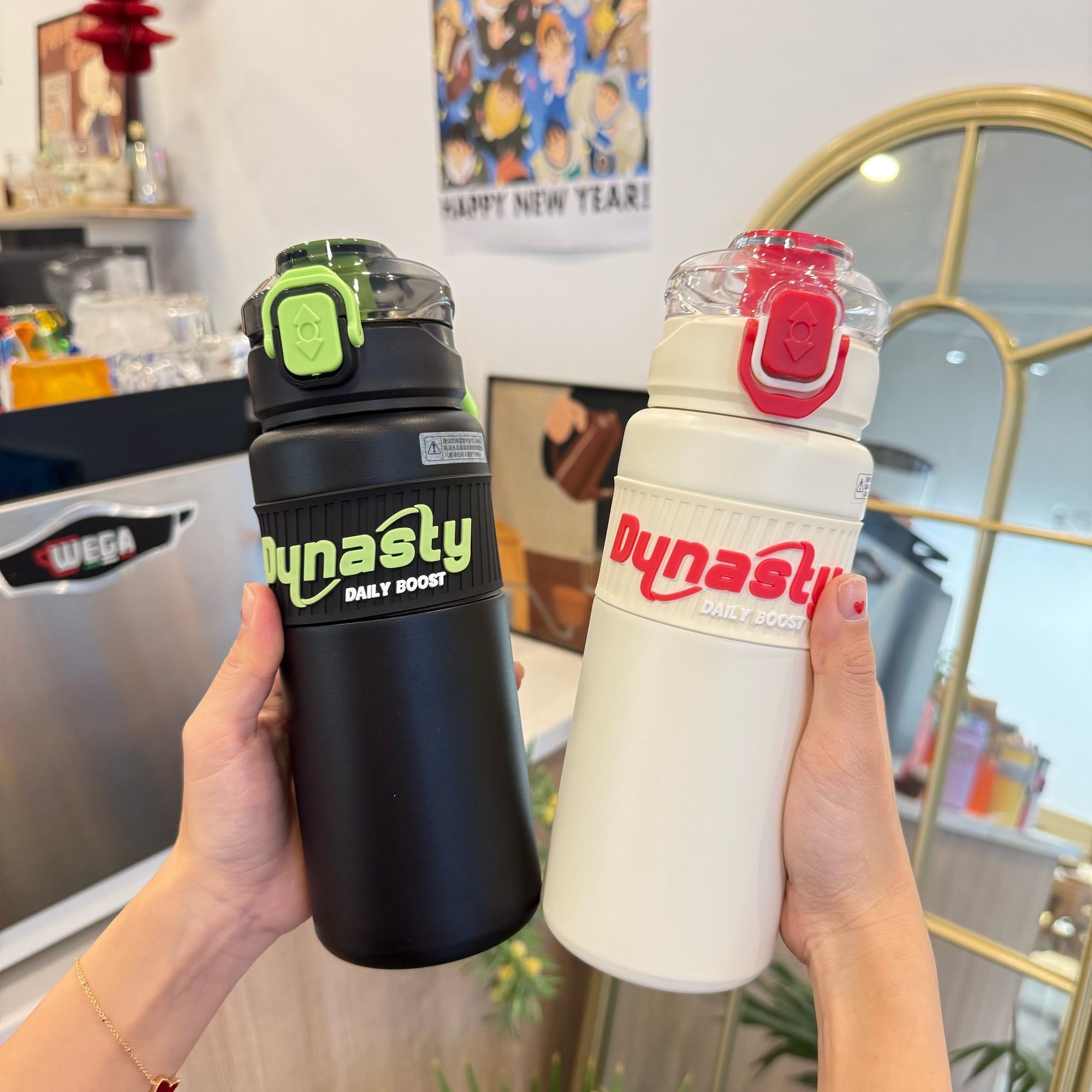 2025 High Appearance level Insulated Cup for Girls, large capacity, portable for both men and women, student casual cup, Double Drinking sports Straw cup details Picture