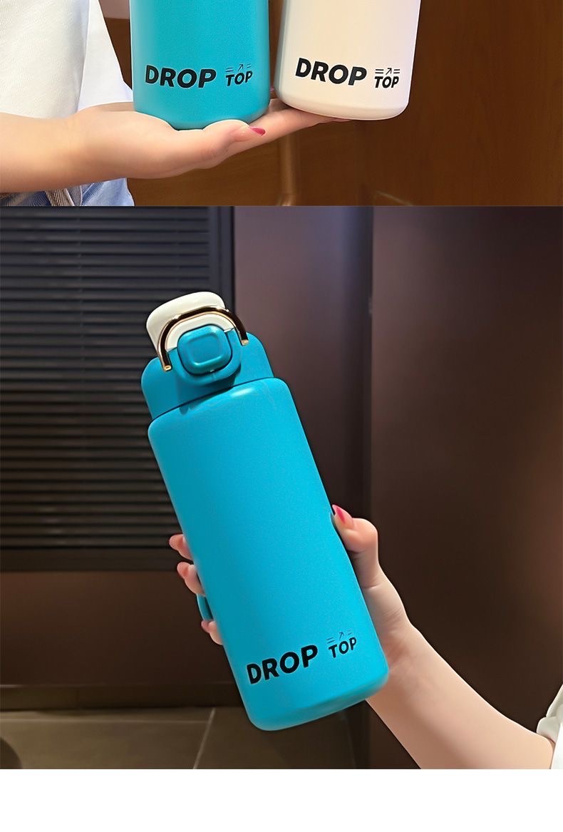 Large capacity thermos cup for boys and girls, 2025 new model water bottle, 316 stainless steel sports water cup, straw cup pic 12