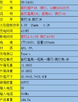 小太阳手电筒便携户外应急灯多功能手电筒手电照明神器细节图