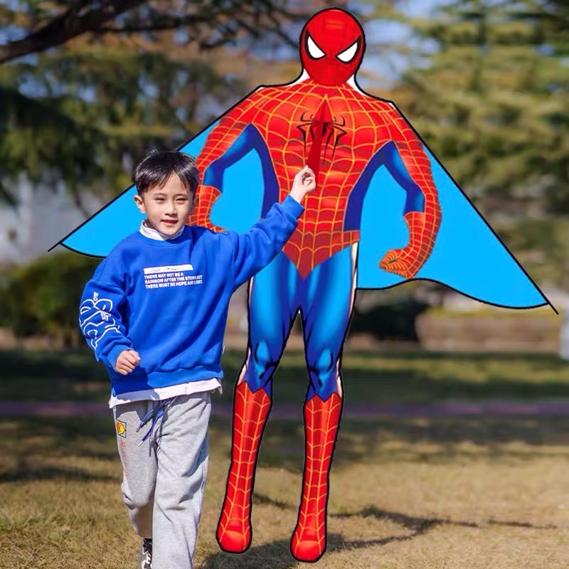 Spider-man Kite Children's Special Cartoon Breeze Easy Fly 2025 New style popular adult high-end handheld kite Specification image