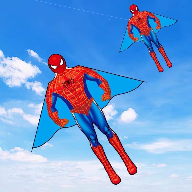 Spider-man Kite Children's Special Cartoon Breeze Easy Fly 2025 New style popular adult high-end handheld kite detail image 4