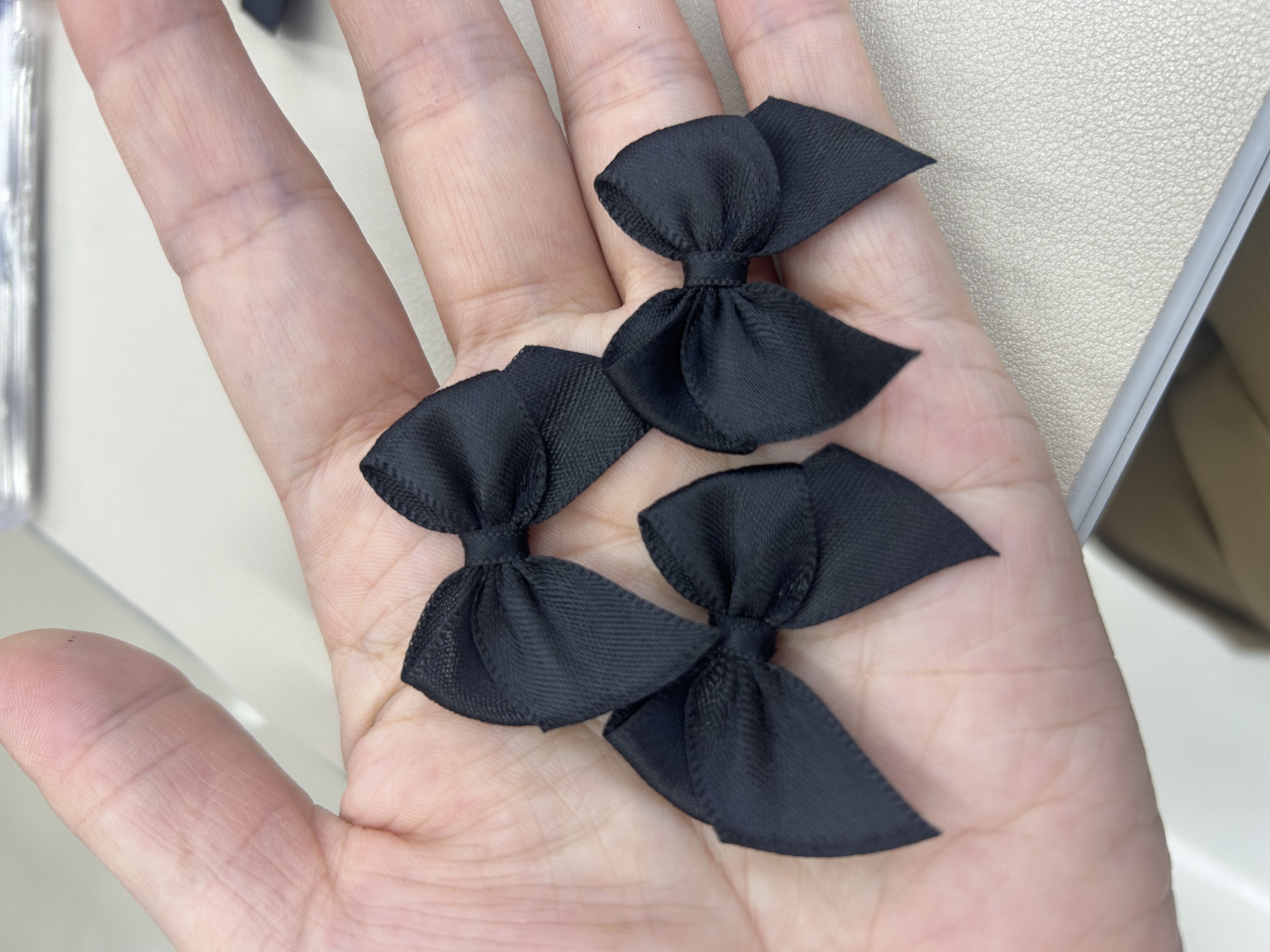 涤纶蝴蝶结衣帽袜内衣服装辅料蝴蝶结详情4