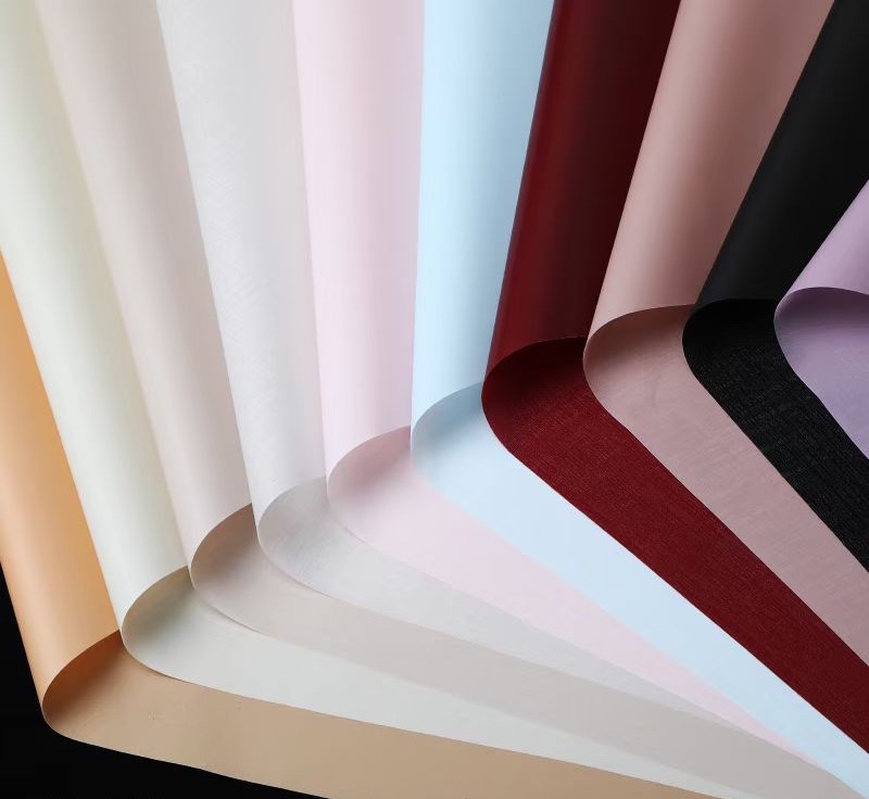 Pengfa Packaging Factory Store Star Platinum Paper Packaging Paper Thickened solid color waterproof flower bouquet wrapping material gift flower wrapping paper Packaging paper Packaging material wrapping paper Ribbon Flower art material paper detail image 11