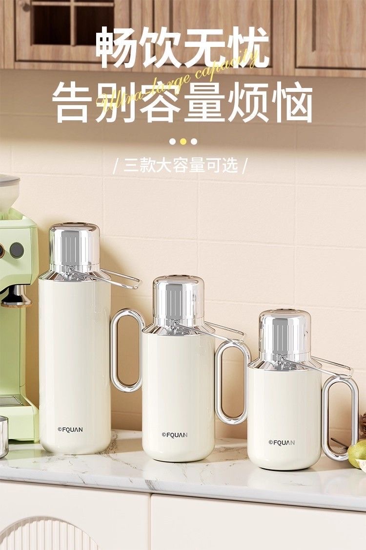 The tea-steeping teapot, a family heirloom water bottle made of 316 stainless steel, is suitable for steeping and keeping warm. It is a small temperature-showing mechanical lid tea bowl and teapot detail image 7