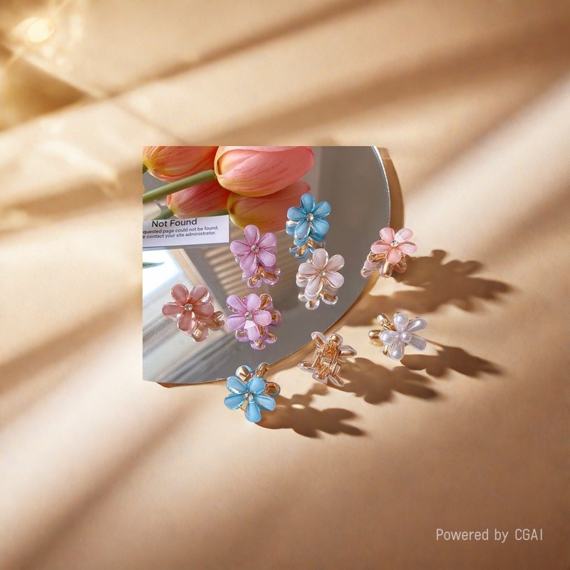 Best-selling princess hairstyle mini grab clip, internet-famous cute side bangs hairpin, high-end hair accessory Item Picture