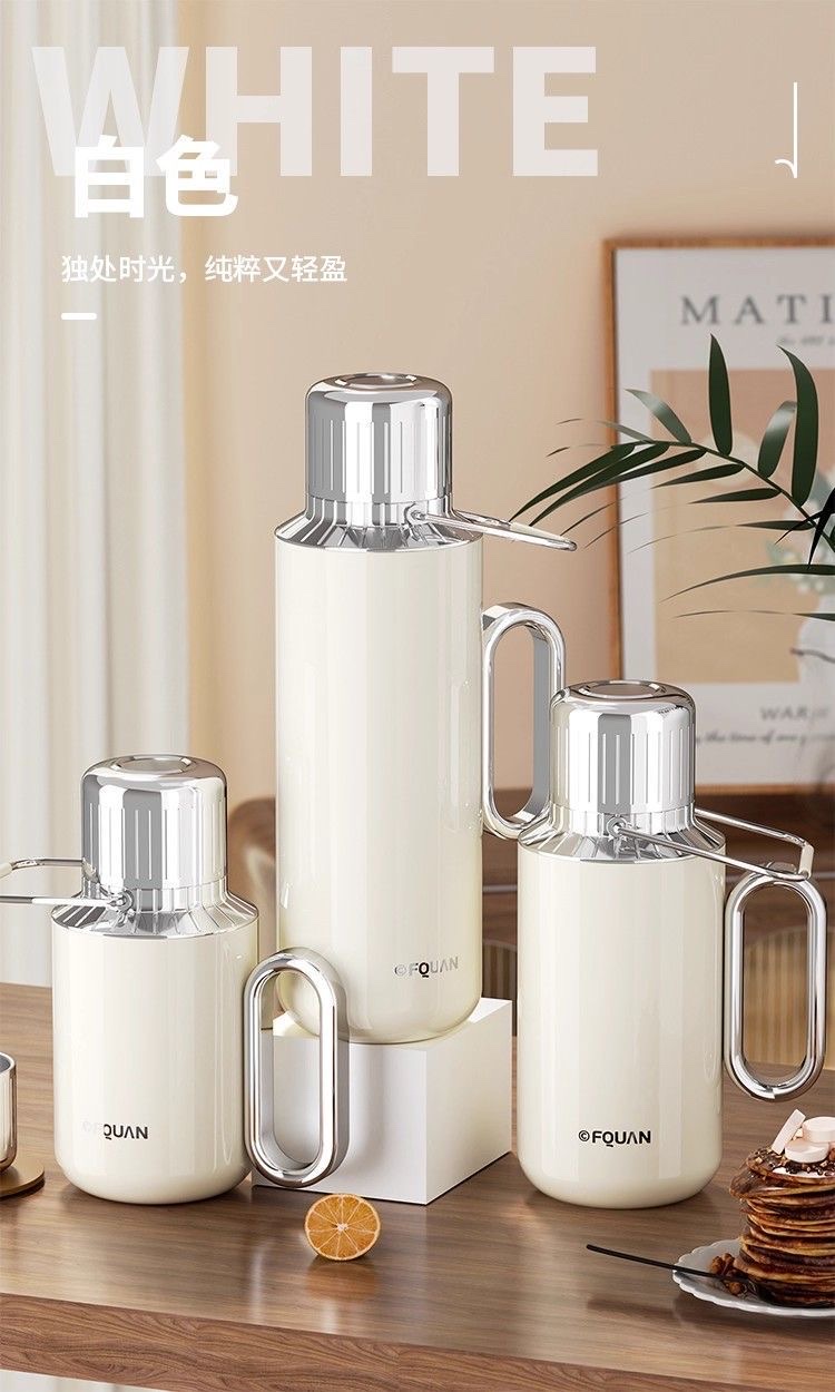 The tea-steeping teapot, a family heirloom water bottle made of 316 stainless steel, is suitable for steeping and keeping warm. It is a small temperature-showing mechanical lid tea bowl and teapot detail image 18